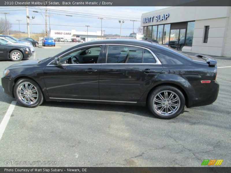 Black Granite Metallic / Ebony 2010 Chevrolet Malibu LT Sedan