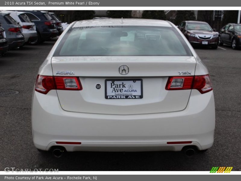 Premium White Pearl / Ebony 2010 Acura TSX Sedan