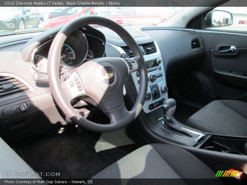 Black Granite Metallic / Ebony 2010 Chevrolet Malibu LT Sedan