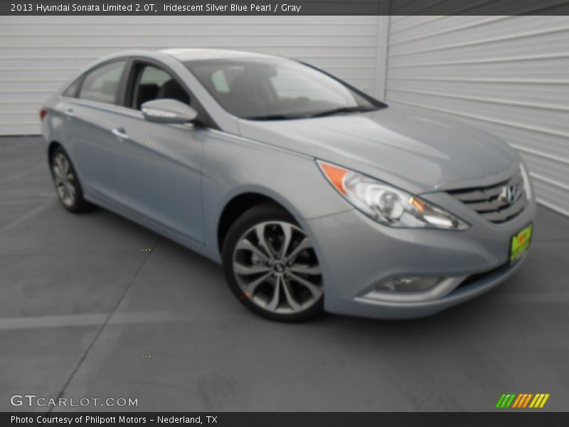Iridescent Silver Blue Pearl / Gray 2013 Hyundai Sonata Limited 2.0T