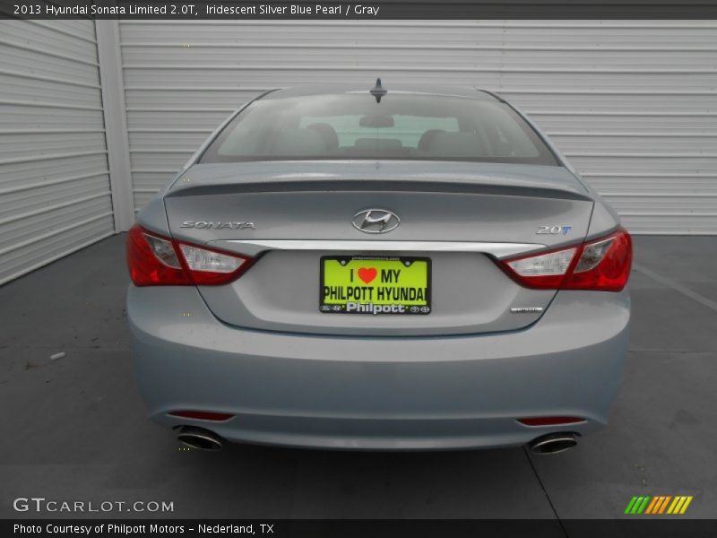 Iridescent Silver Blue Pearl / Gray 2013 Hyundai Sonata Limited 2.0T