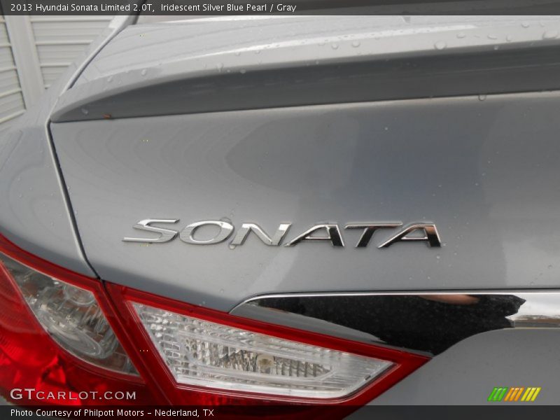 Iridescent Silver Blue Pearl / Gray 2013 Hyundai Sonata Limited 2.0T