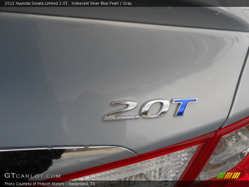 Iridescent Silver Blue Pearl / Gray 2013 Hyundai Sonata Limited 2.0T