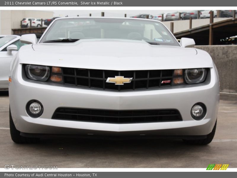 Silver Ice Metallic / Black 2011 Chevrolet Camaro LT/RS Convertible