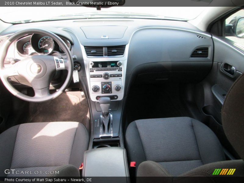 Black Granite Metallic / Ebony 2010 Chevrolet Malibu LT Sedan