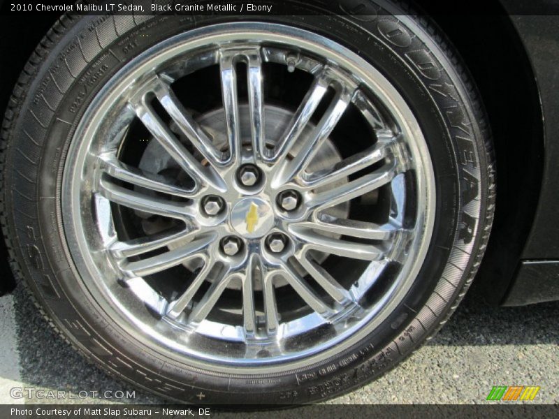 Black Granite Metallic / Ebony 2010 Chevrolet Malibu LT Sedan