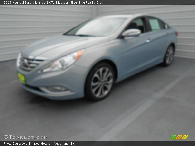 Iridescent Silver Blue Pearl / Gray 2013 Hyundai Sonata Limited 2.0T