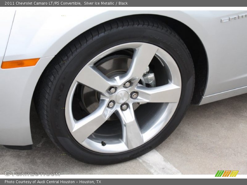 Silver Ice Metallic / Black 2011 Chevrolet Camaro LT/RS Convertible