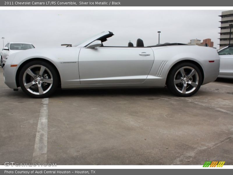 Silver Ice Metallic / Black 2011 Chevrolet Camaro LT/RS Convertible