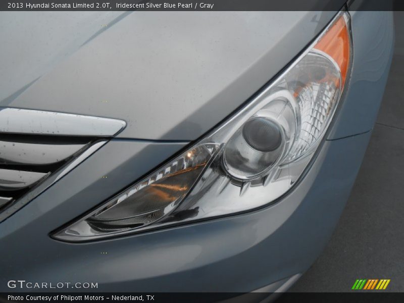 Iridescent Silver Blue Pearl / Gray 2013 Hyundai Sonata Limited 2.0T