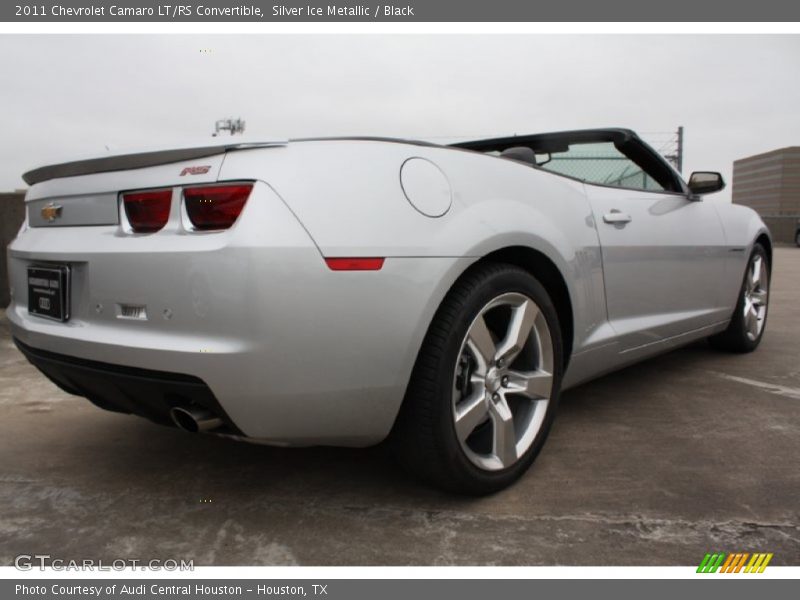 Silver Ice Metallic / Black 2011 Chevrolet Camaro LT/RS Convertible