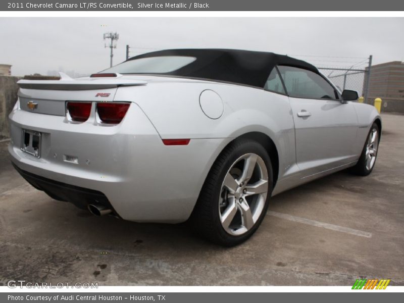 Silver Ice Metallic / Black 2011 Chevrolet Camaro LT/RS Convertible