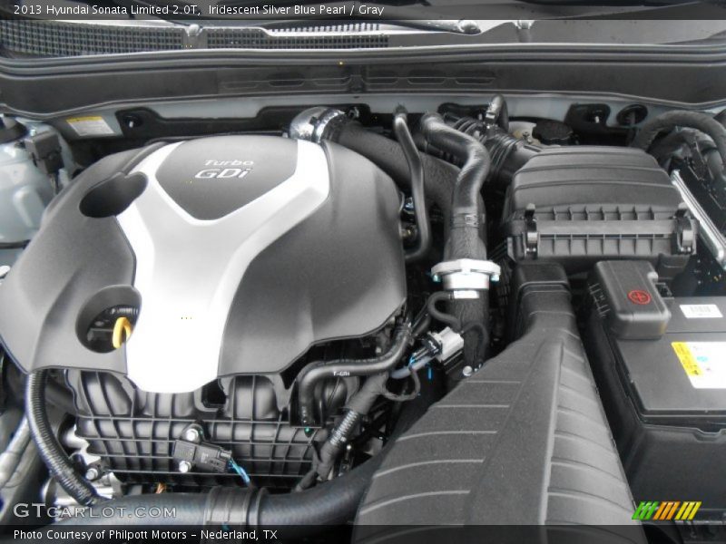  2013 Sonata Limited 2.0T Engine - 2.0 Liter GDI Turbocharged DOHC 16-Valve D-CVVT 4 Cylinder