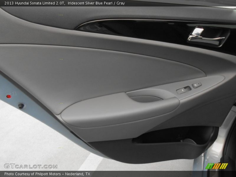 Iridescent Silver Blue Pearl / Gray 2013 Hyundai Sonata Limited 2.0T