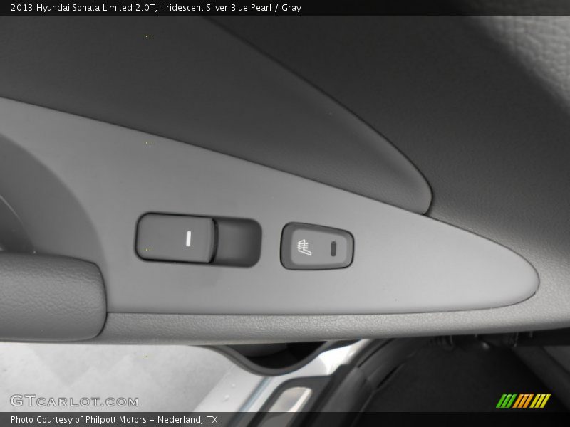 Iridescent Silver Blue Pearl / Gray 2013 Hyundai Sonata Limited 2.0T