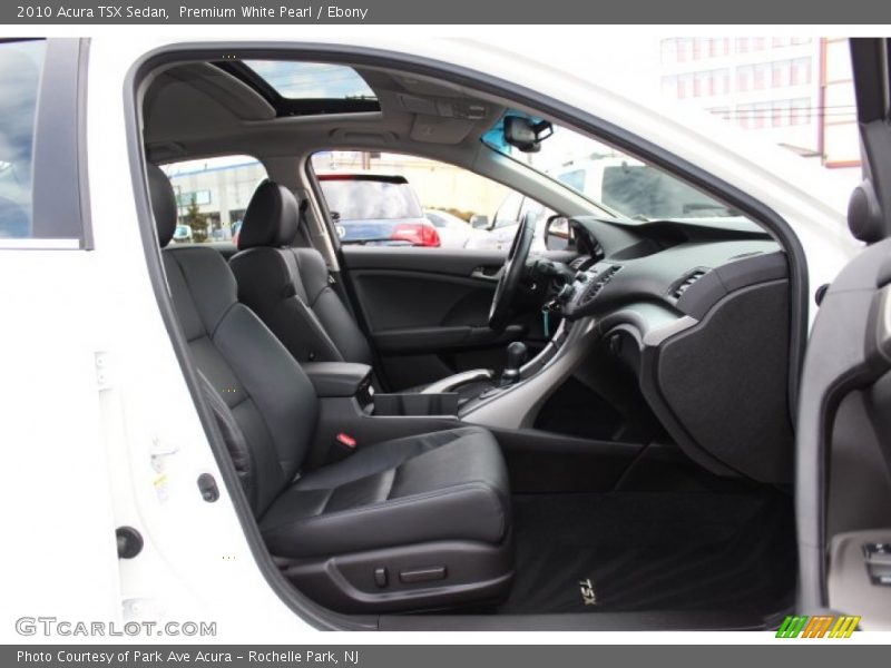 Premium White Pearl / Ebony 2010 Acura TSX Sedan