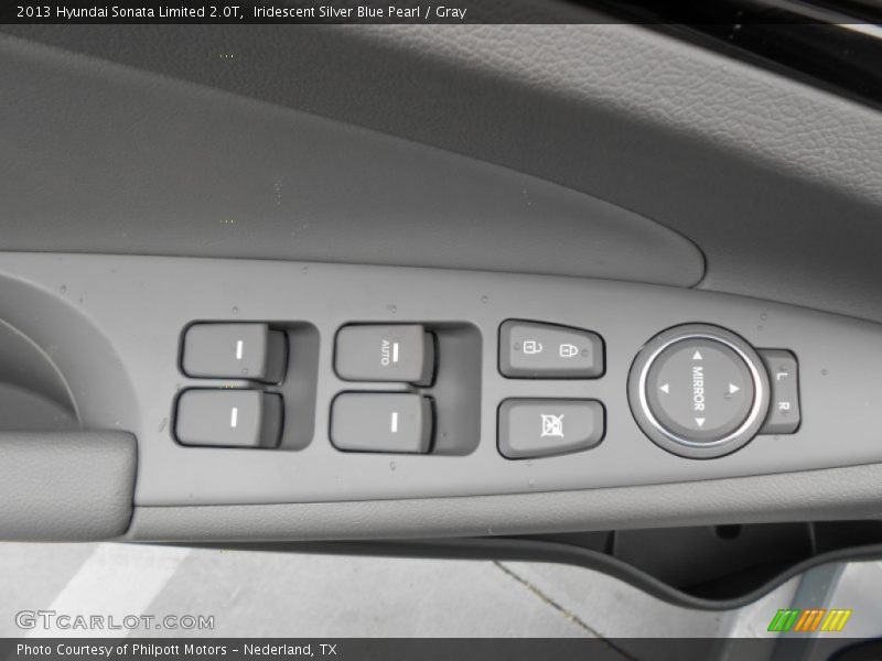 Iridescent Silver Blue Pearl / Gray 2013 Hyundai Sonata Limited 2.0T