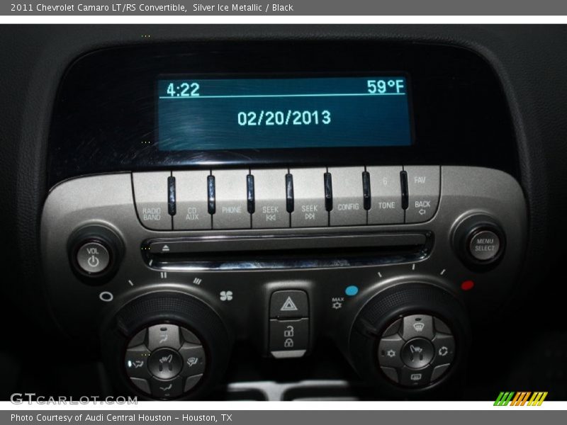 Silver Ice Metallic / Black 2011 Chevrolet Camaro LT/RS Convertible
