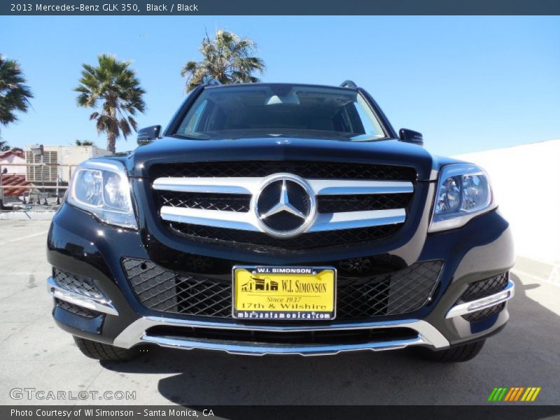 Black / Black 2013 Mercedes-Benz GLK 350