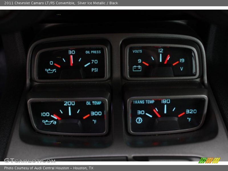 Silver Ice Metallic / Black 2011 Chevrolet Camaro LT/RS Convertible