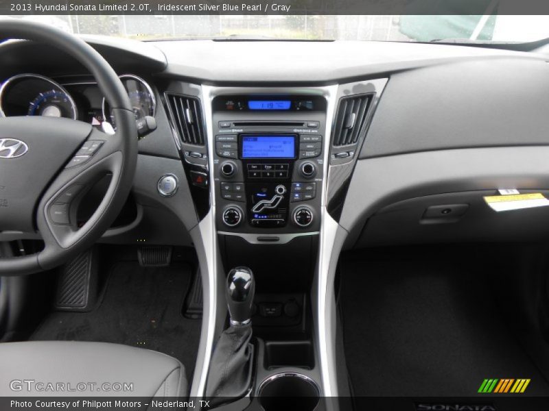 Iridescent Silver Blue Pearl / Gray 2013 Hyundai Sonata Limited 2.0T