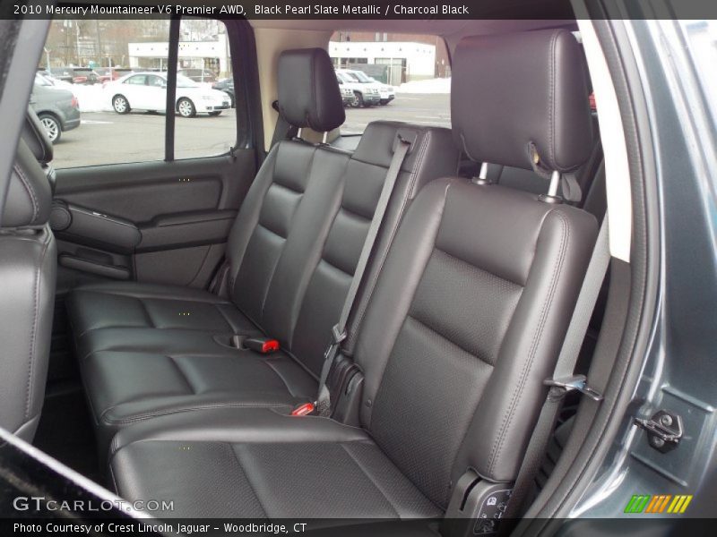 Black Pearl Slate Metallic / Charcoal Black 2010 Mercury Mountaineer V6 Premier AWD
