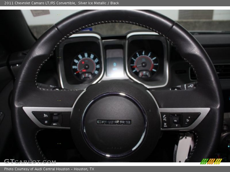 Silver Ice Metallic / Black 2011 Chevrolet Camaro LT/RS Convertible