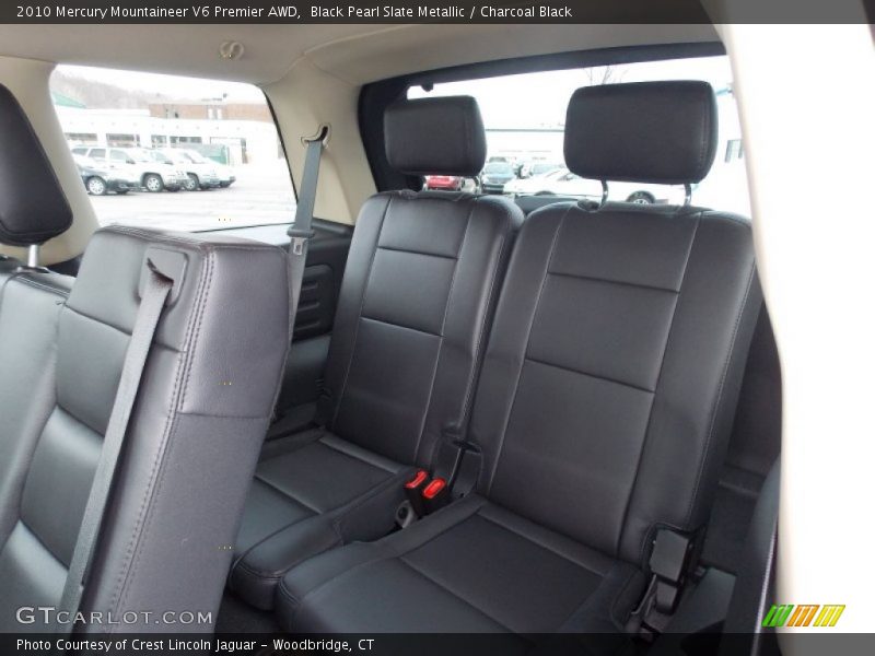 Black Pearl Slate Metallic / Charcoal Black 2010 Mercury Mountaineer V6 Premier AWD