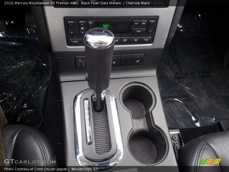 Black Pearl Slate Metallic / Charcoal Black 2010 Mercury Mountaineer V6 Premier AWD