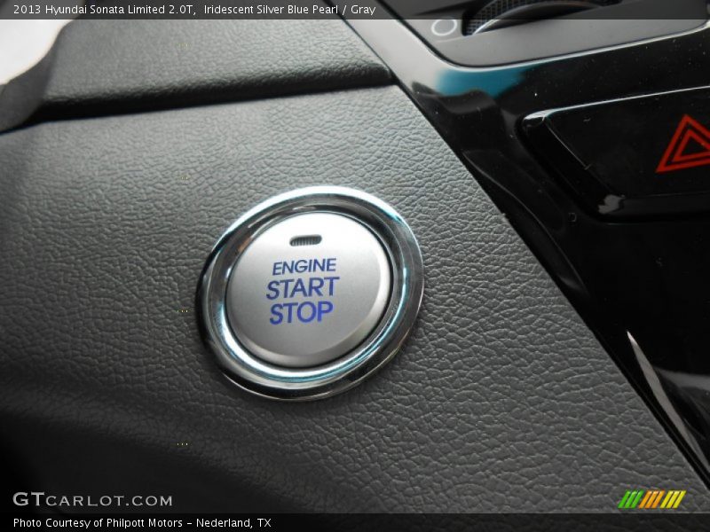 Iridescent Silver Blue Pearl / Gray 2013 Hyundai Sonata Limited 2.0T