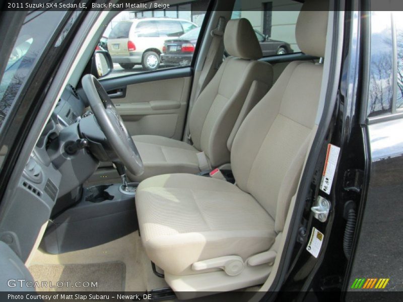 Front Seat of 2011 SX4 Sedan LE