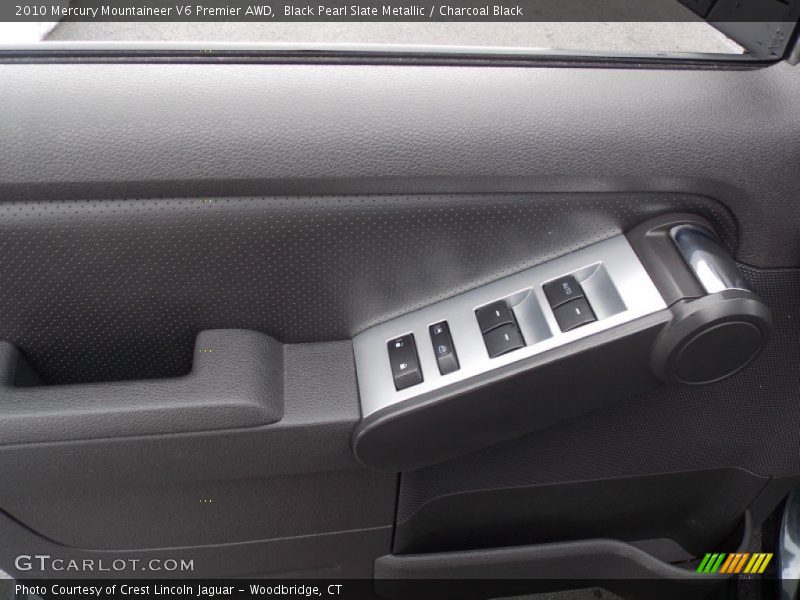 Black Pearl Slate Metallic / Charcoal Black 2010 Mercury Mountaineer V6 Premier AWD
