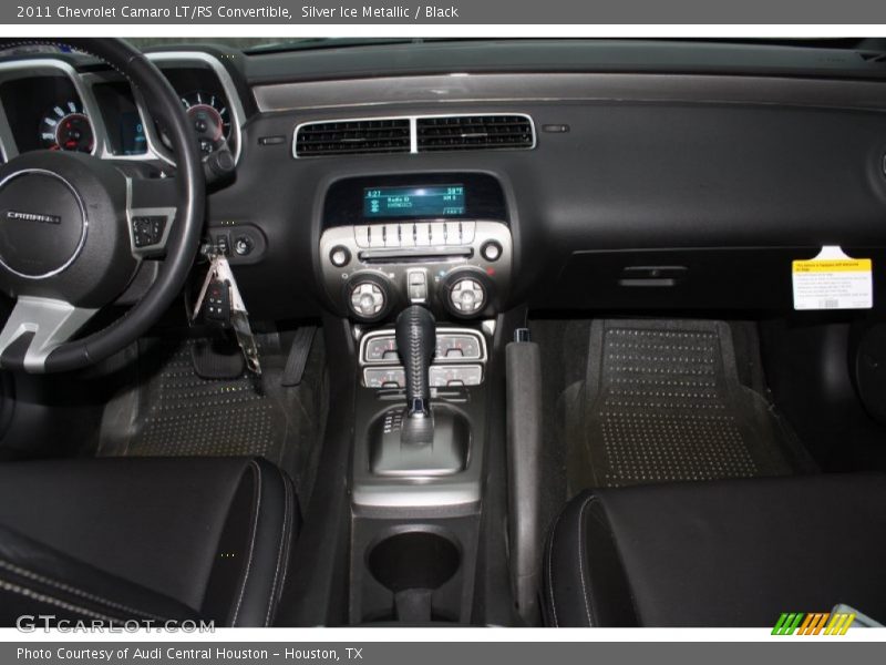 Silver Ice Metallic / Black 2011 Chevrolet Camaro LT/RS Convertible