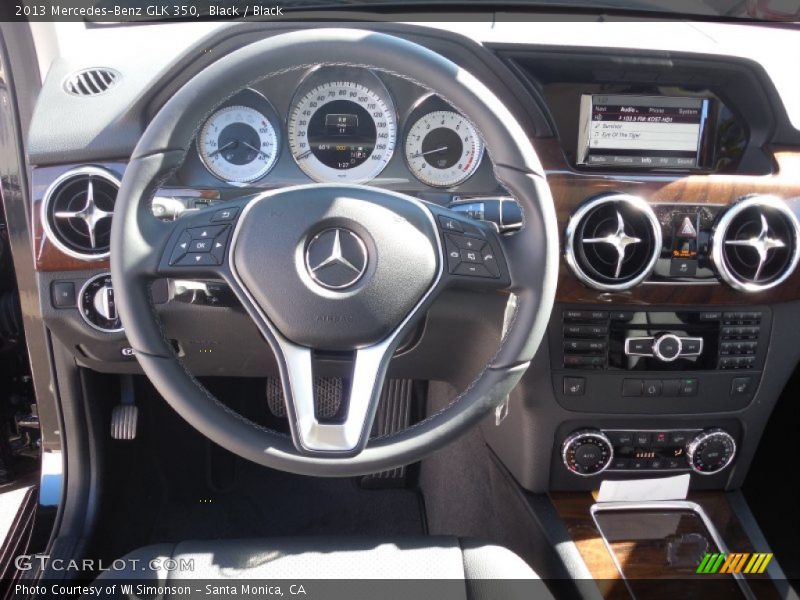 Black / Black 2013 Mercedes-Benz GLK 350