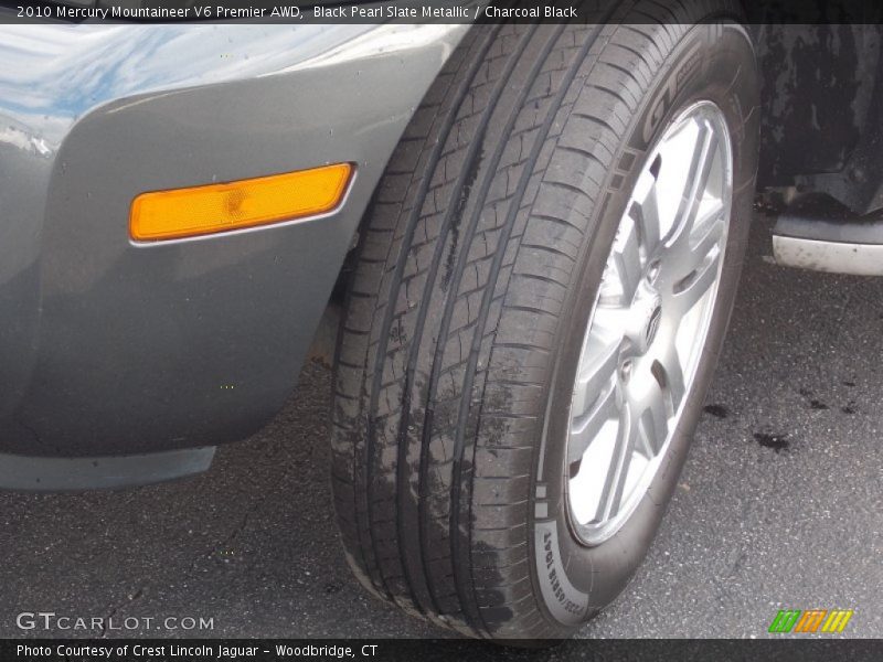 Black Pearl Slate Metallic / Charcoal Black 2010 Mercury Mountaineer V6 Premier AWD