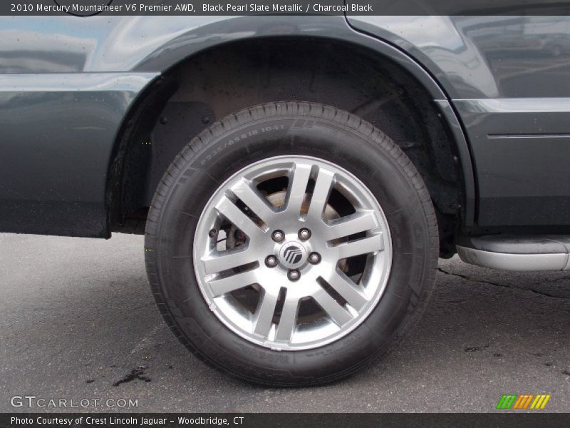 Black Pearl Slate Metallic / Charcoal Black 2010 Mercury Mountaineer V6 Premier AWD