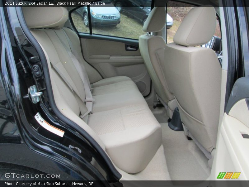 Rear Seat of 2011 SX4 Sedan LE