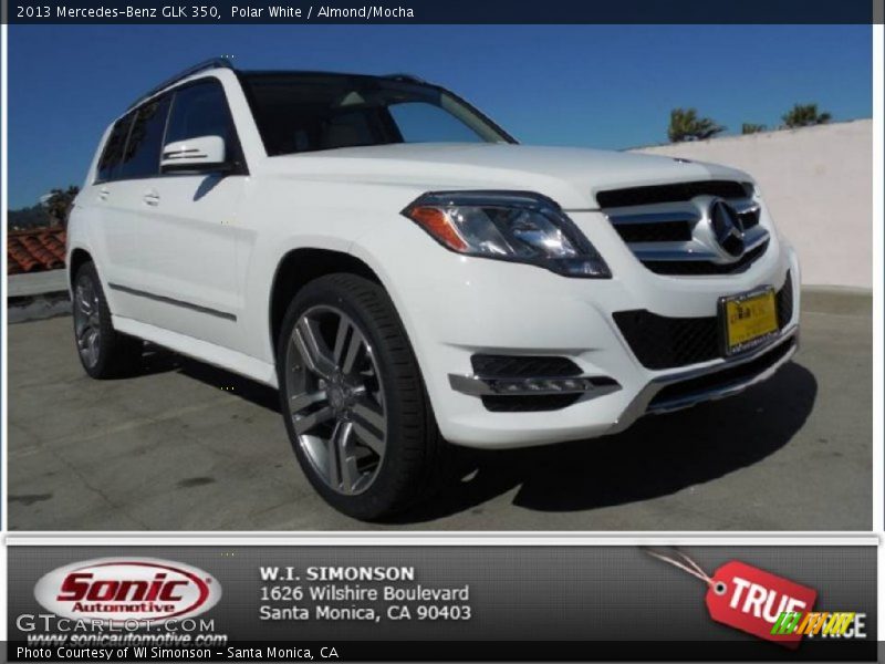 Polar White / Almond/Mocha 2013 Mercedes-Benz GLK 350