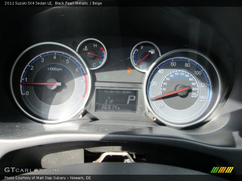  2011 SX4 Sedan LE Sedan LE Gauges