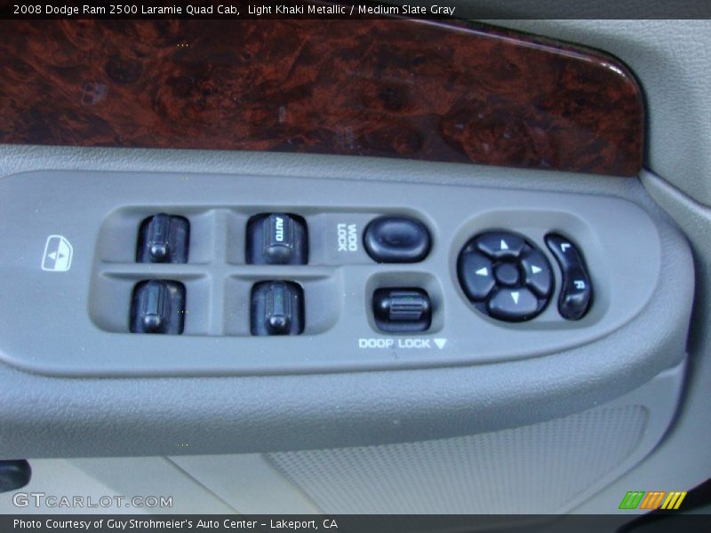 Light Khaki Metallic / Medium Slate Gray 2008 Dodge Ram 2500 Laramie Quad Cab