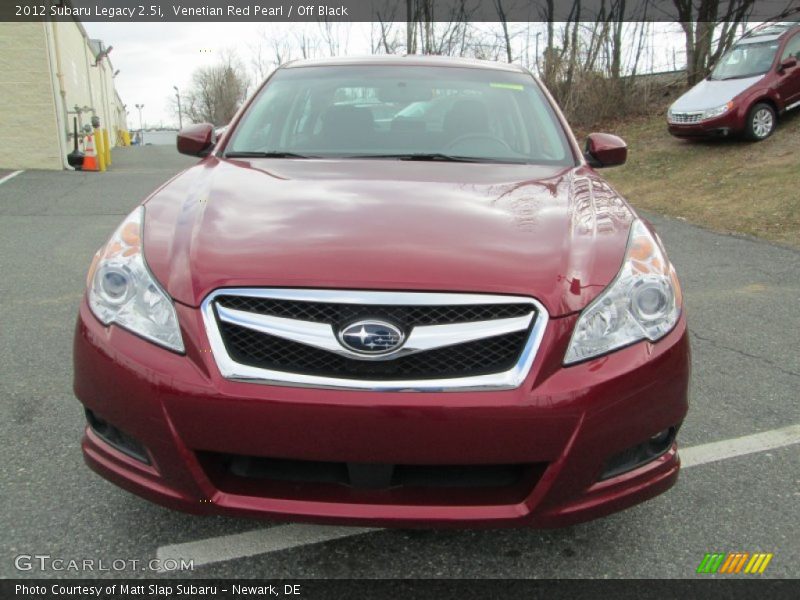 Venetian Red Pearl / Off Black 2012 Subaru Legacy 2.5i