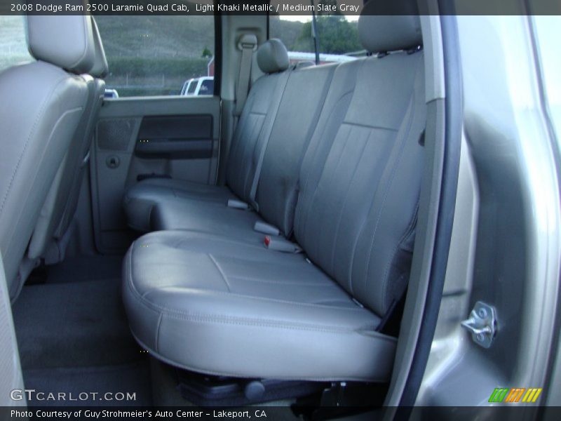 Light Khaki Metallic / Medium Slate Gray 2008 Dodge Ram 2500 Laramie Quad Cab