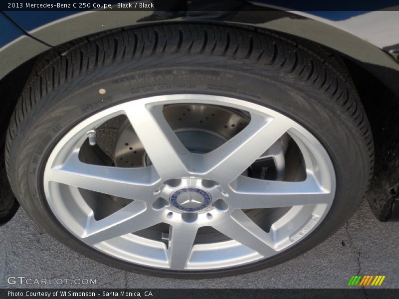 Black / Black 2013 Mercedes-Benz C 250 Coupe