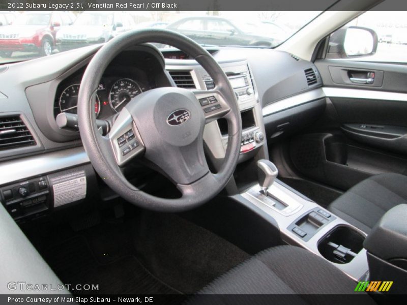 Venetian Red Pearl / Off Black 2012 Subaru Legacy 2.5i