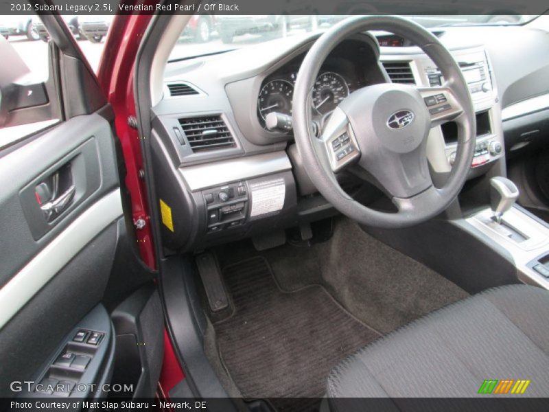 Venetian Red Pearl / Off Black 2012 Subaru Legacy 2.5i