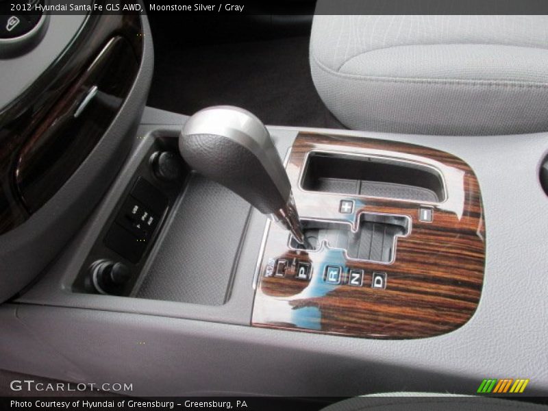 Moonstone Silver / Gray 2012 Hyundai Santa Fe GLS AWD