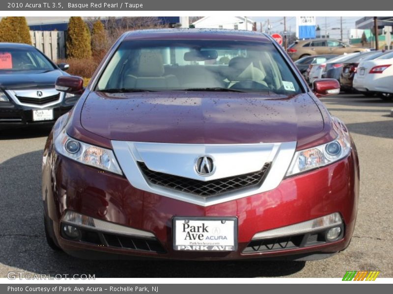 Basque Red Pearl / Taupe 2010 Acura TL 3.5
