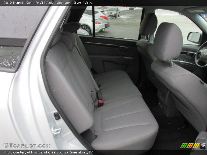 Moonstone Silver / Gray 2012 Hyundai Santa Fe GLS AWD