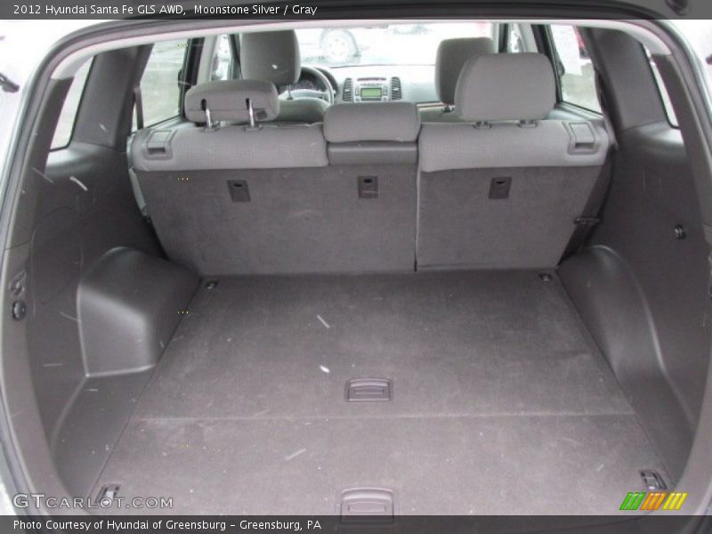 Moonstone Silver / Gray 2012 Hyundai Santa Fe GLS AWD