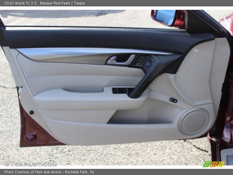 Basque Red Pearl / Taupe 2010 Acura TL 3.5